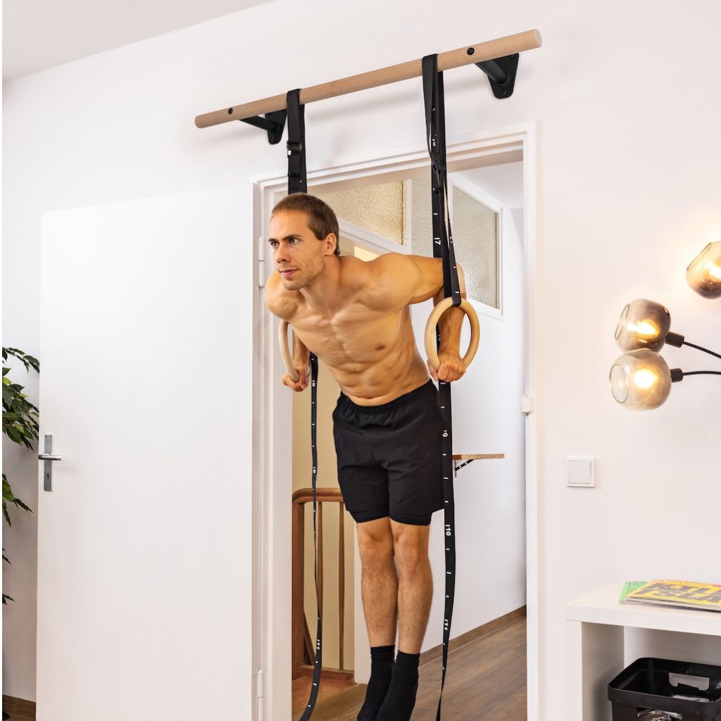 Holz Klimmzugstange zur Wandmontage über Türrahmen