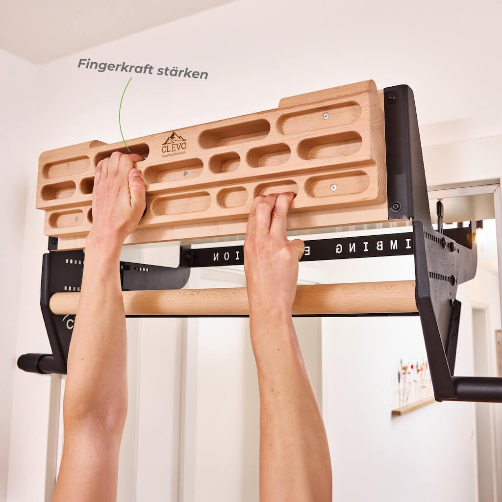 CLEVO DOOR: Doorway Hangboard Pull-up Bar For Fingerboard and Climbing Gear