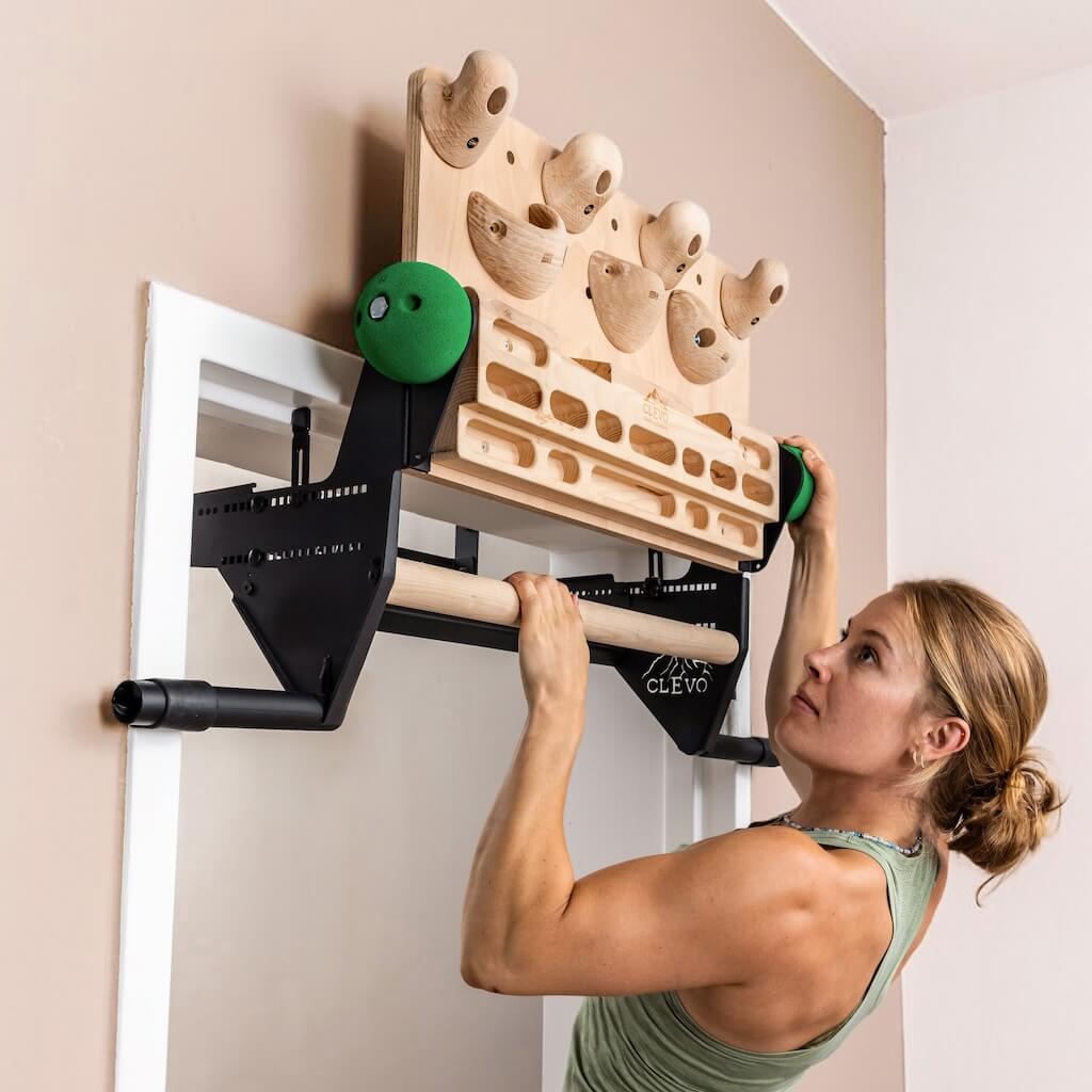 CLEVO DOOR: Doorway Hangboard Pull-up Bar For Fingerboard and Climbing Gear