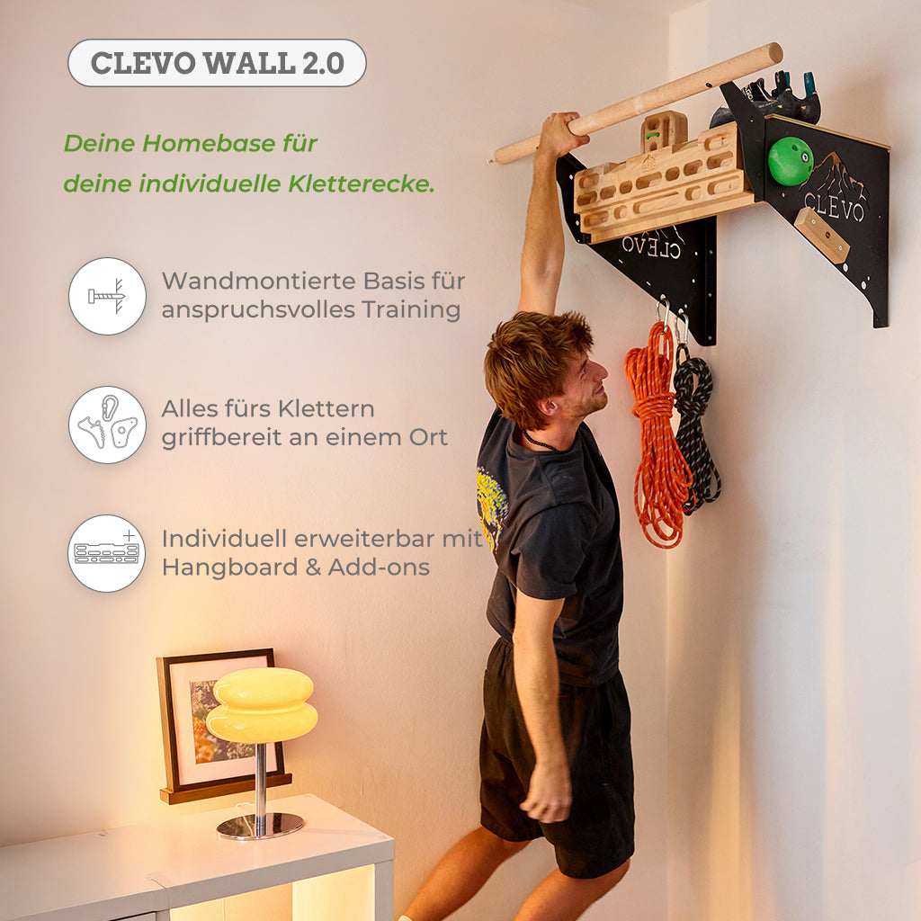 Bundle CLEVO Wall 2.0 + Hangboard