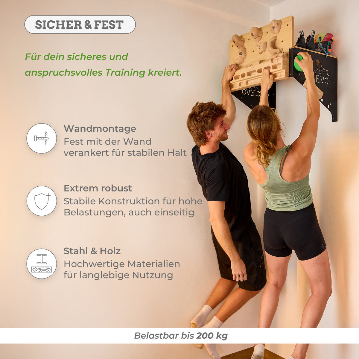 Bundle CLEVO Wall 2.0 + Hangboard