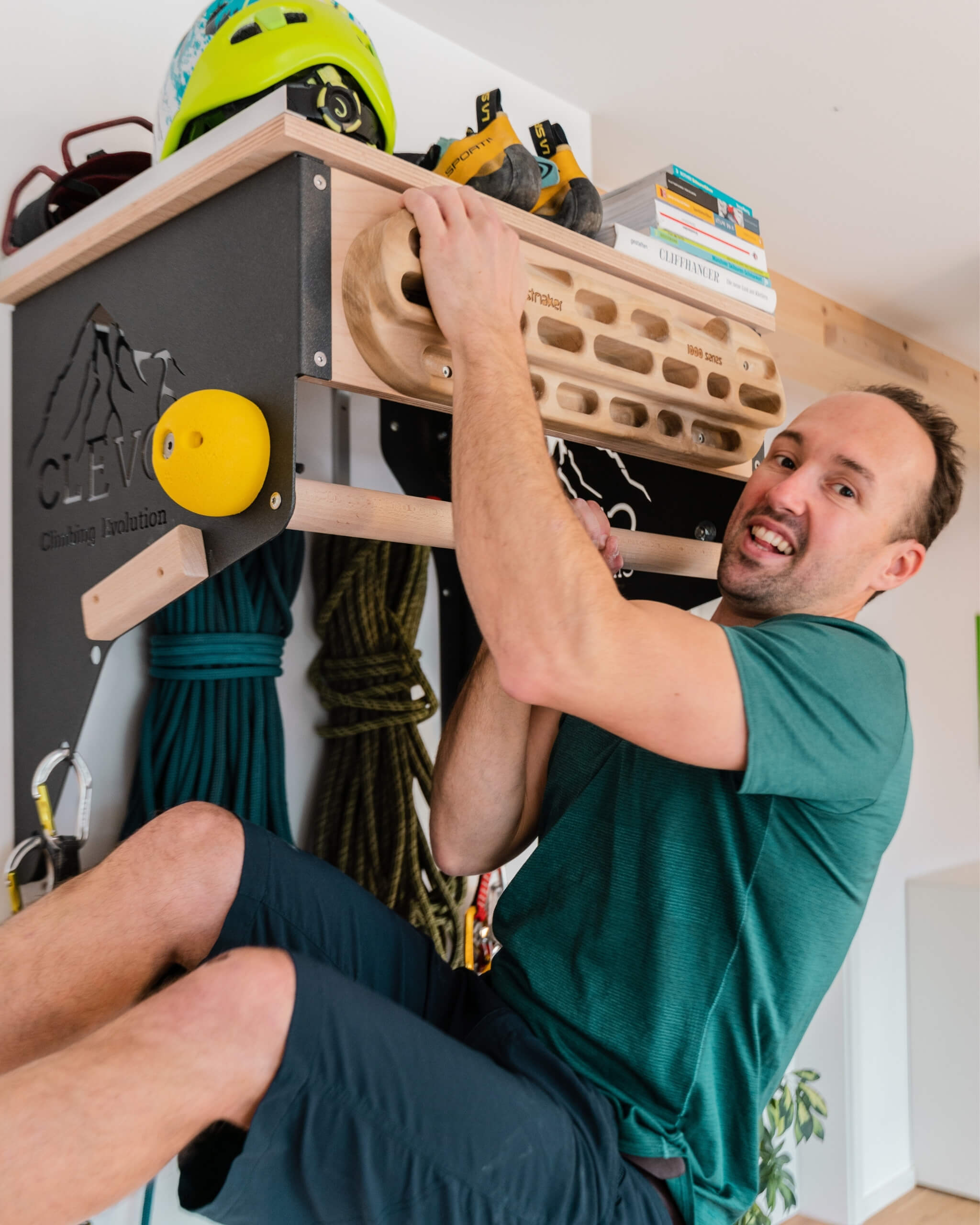 climbing wall at home