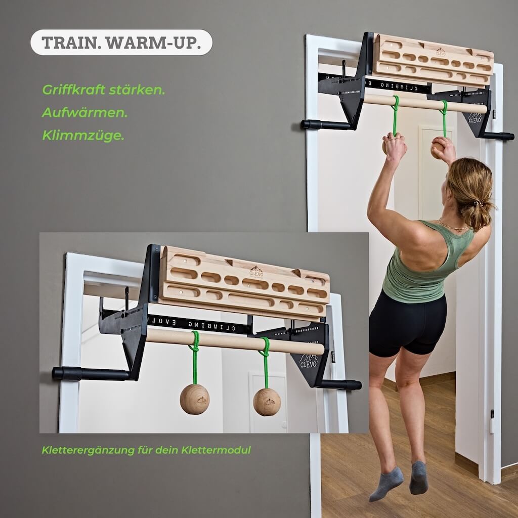 CLEVO Hangball Kletterkugeln (2er Set)