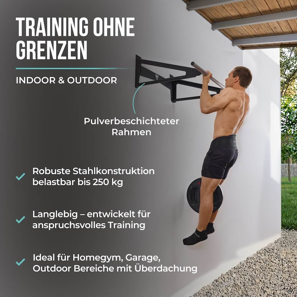 Muscle-Up Bar, Pull-up Bar With Extra Wall Distance
