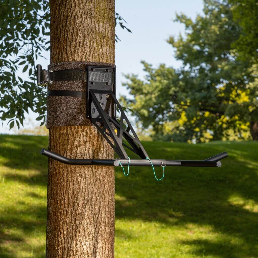 Barre de traction et barre de dips mobiles pour l'entraînement en extérieur, plus de 35 exercices, unique au monde