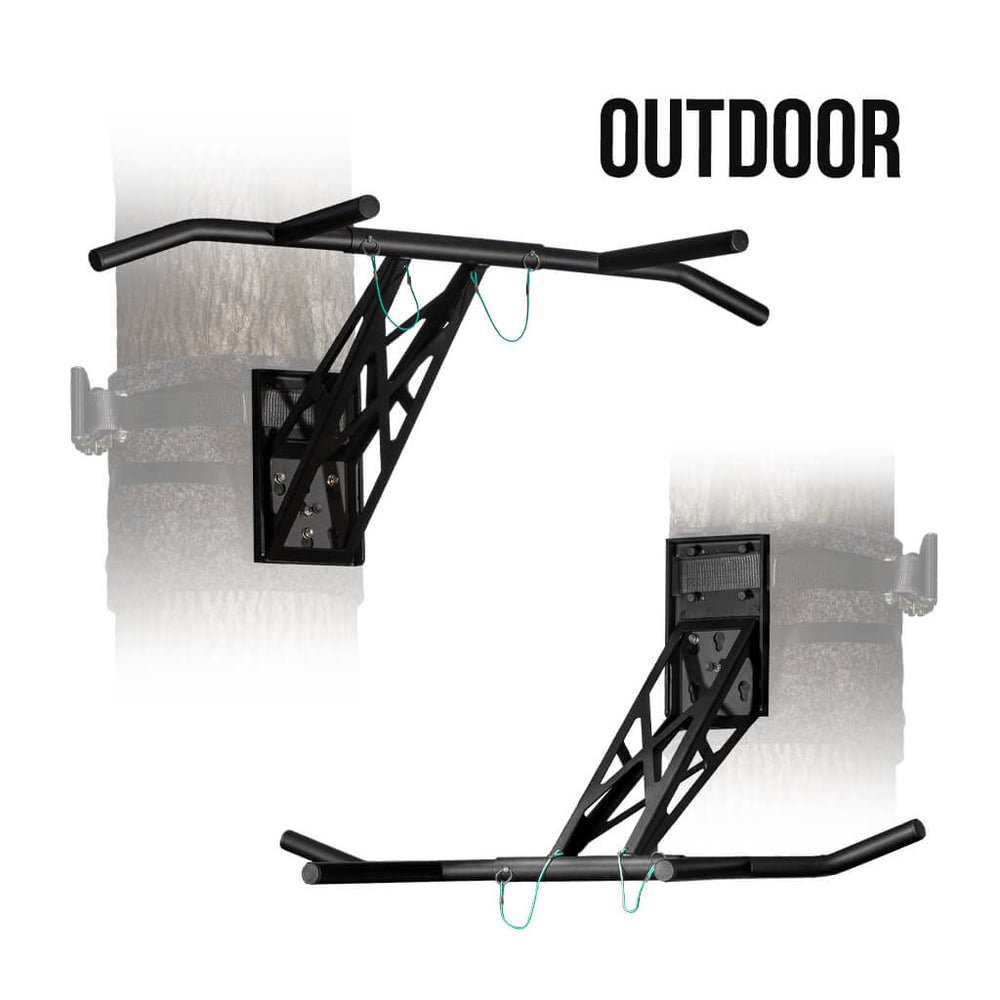 Mobile pull-up bar and dip bar for outdoor training, over 35 exercises, unique in the world