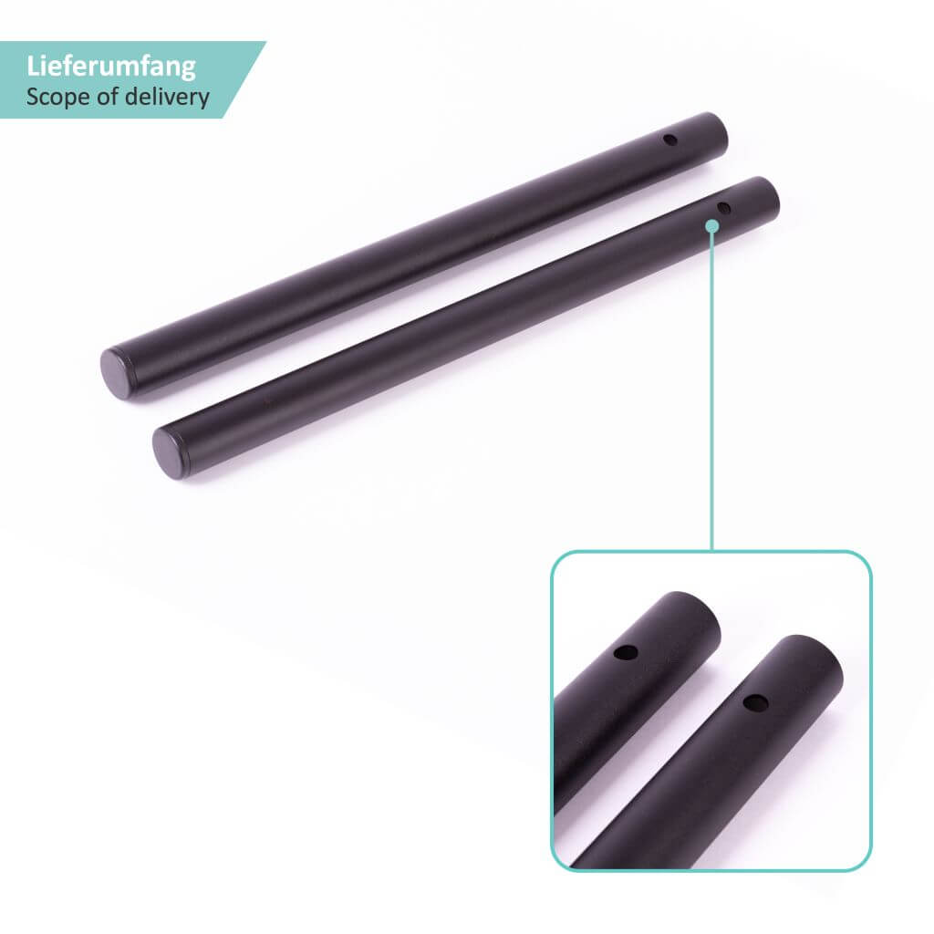 Barre de traction droite / barre de musculation, accessoire pour la barre de traction Pullup & Dip
