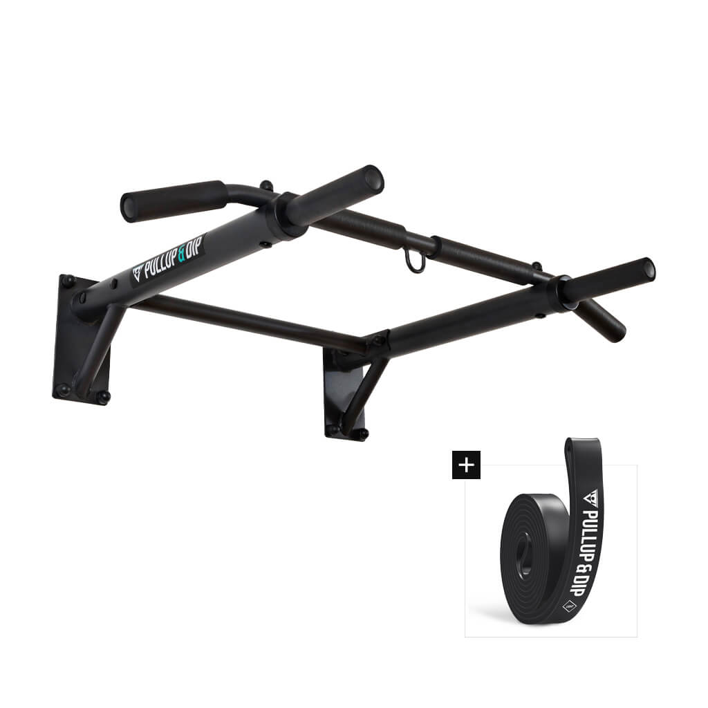 Wall Mounted Pull-up Bar incl. Pull-up Assist Band