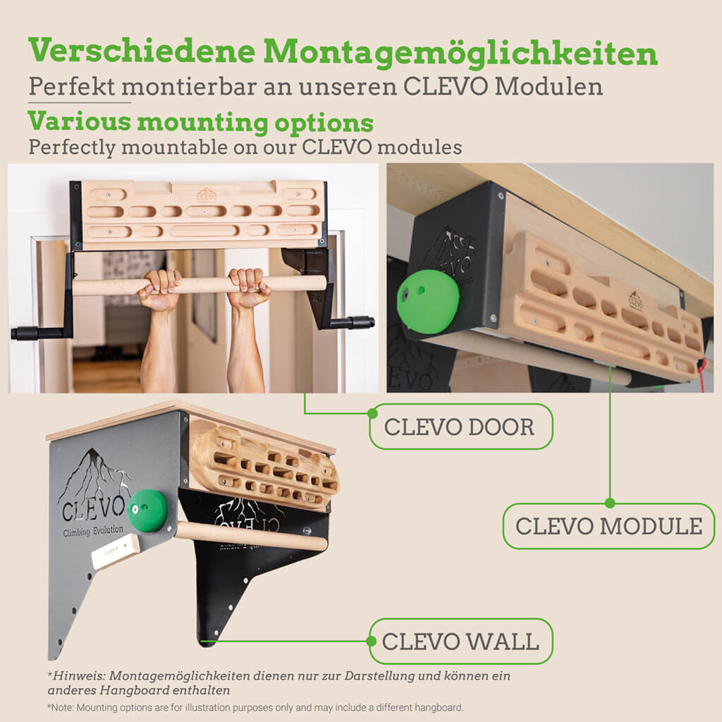 CLEVO Hangboard for finger strength training