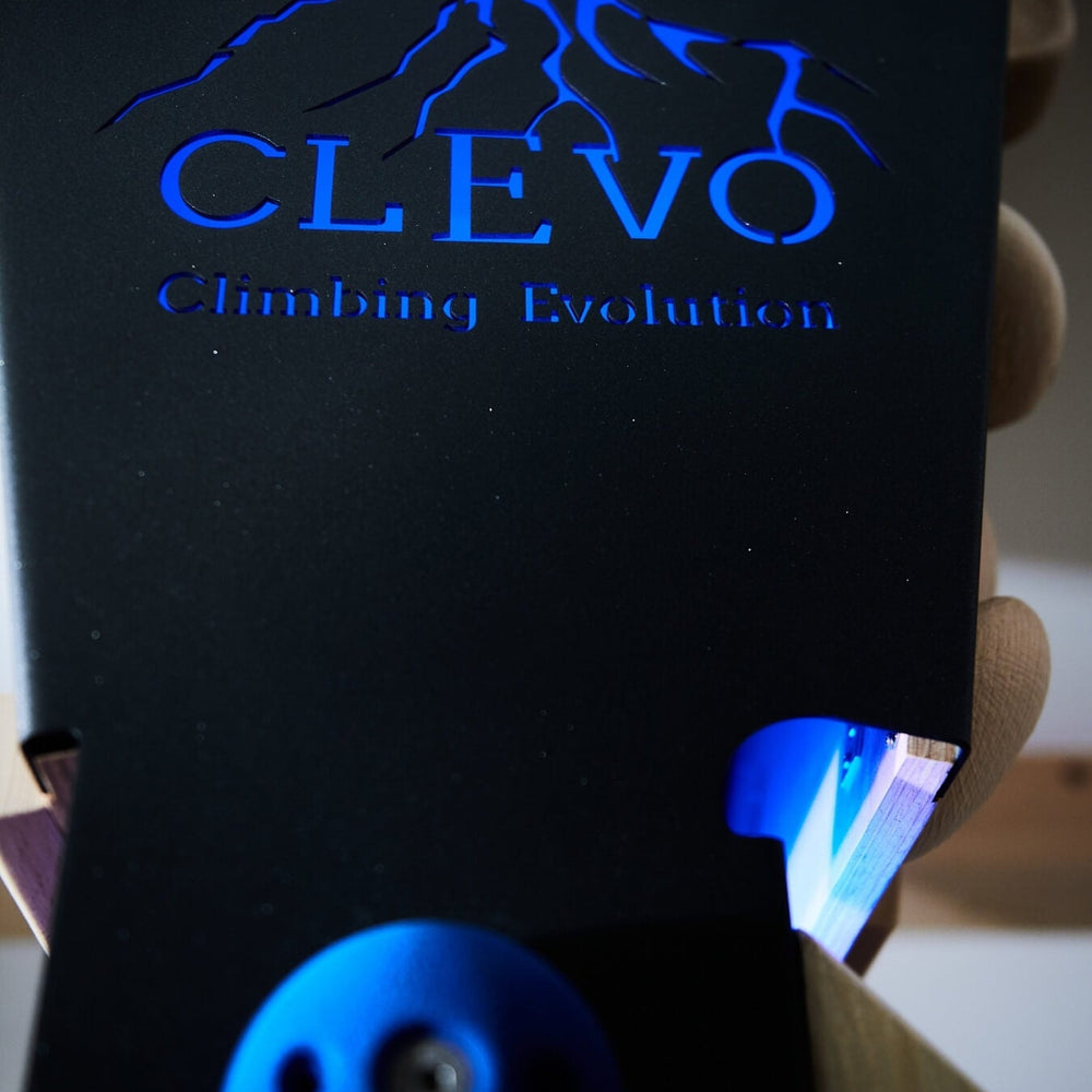 CLEVO XL : module d'escalade professionnel pour plafond pour Campus- et Hangboard, prises et barre de traction