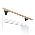 Wooden pull-up bar for wall mounting above door frame