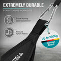 Abdominal training straps for abdominal muscle training on the pull-up bar and high bar door