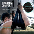Abdominal training straps for abdominal muscle training on the pull-up bar and high bar door