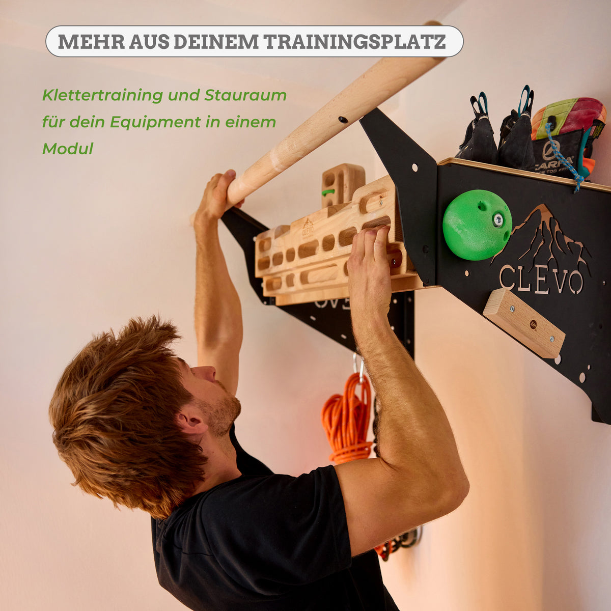 Bundle CLEVO Wall 2.0 + Hangboard