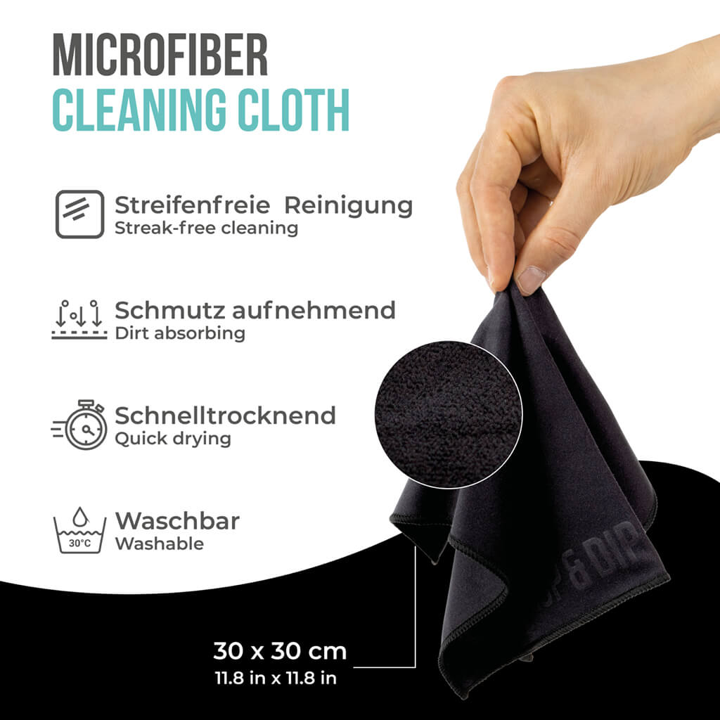 CLEAN IT! All-purpose cleaner incl. microfiber cloth, cleaning spray (250 ml) for your fitness accessories