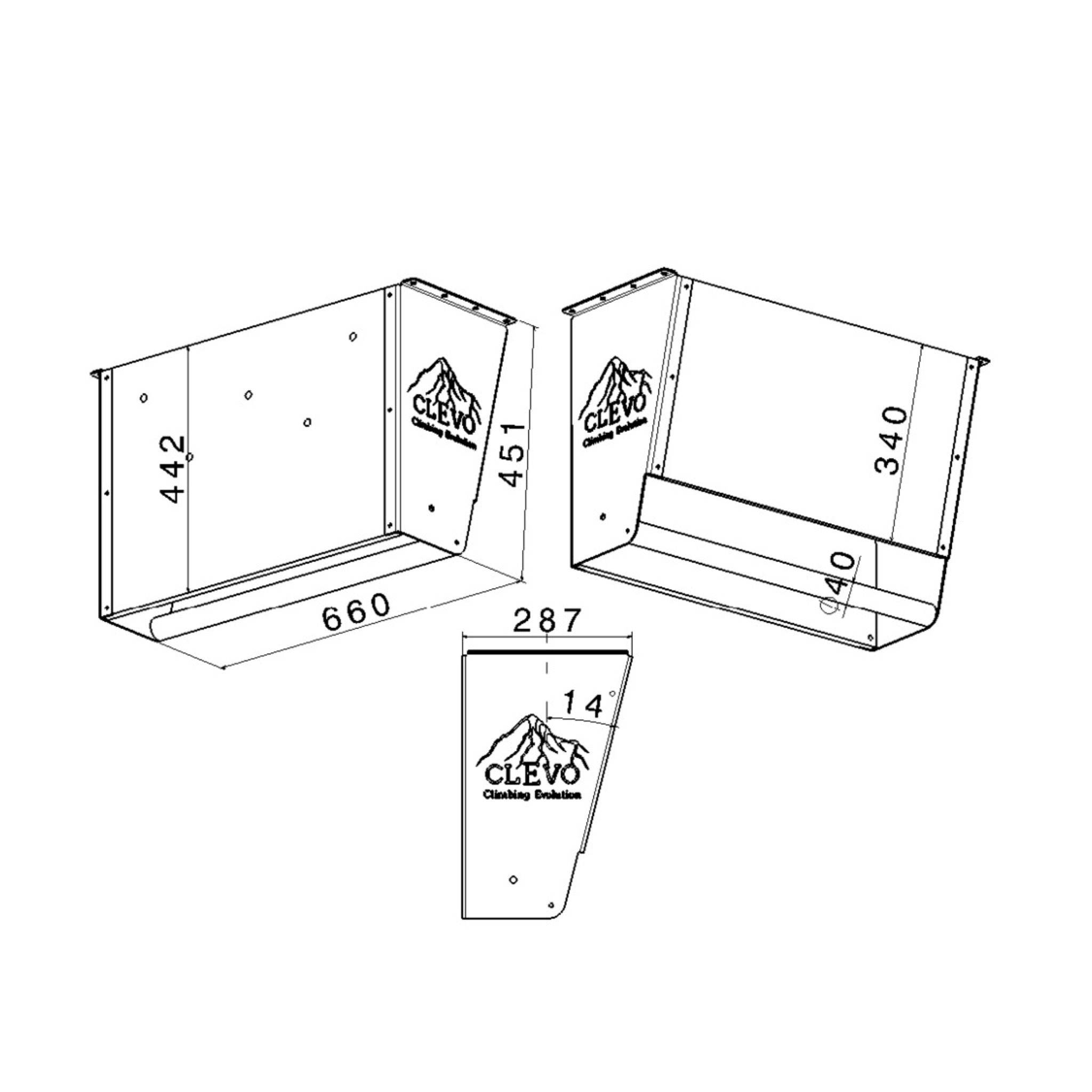 climbing ceiling module