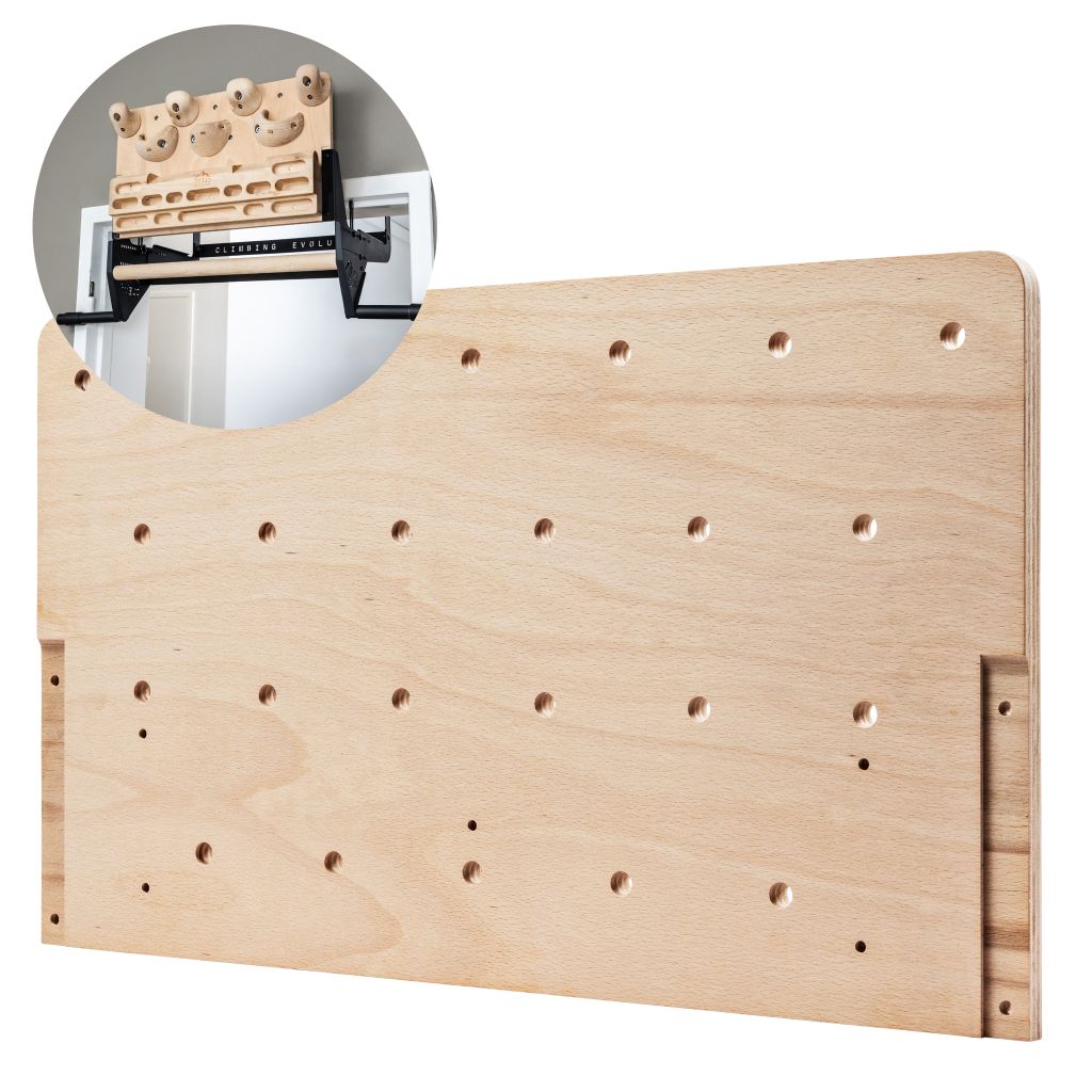 CLEVO Door Pro Board - Holzbrett für Hangboard und Klettergriffe