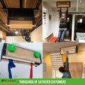 CLEVO S: Deckenbefestigung für Hangboard, Seitgriffe, Hangutensilien und Klimmzugstange