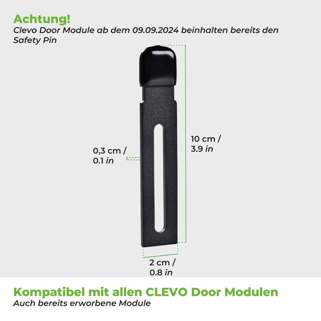 CLEVO Door security bolt set of 2