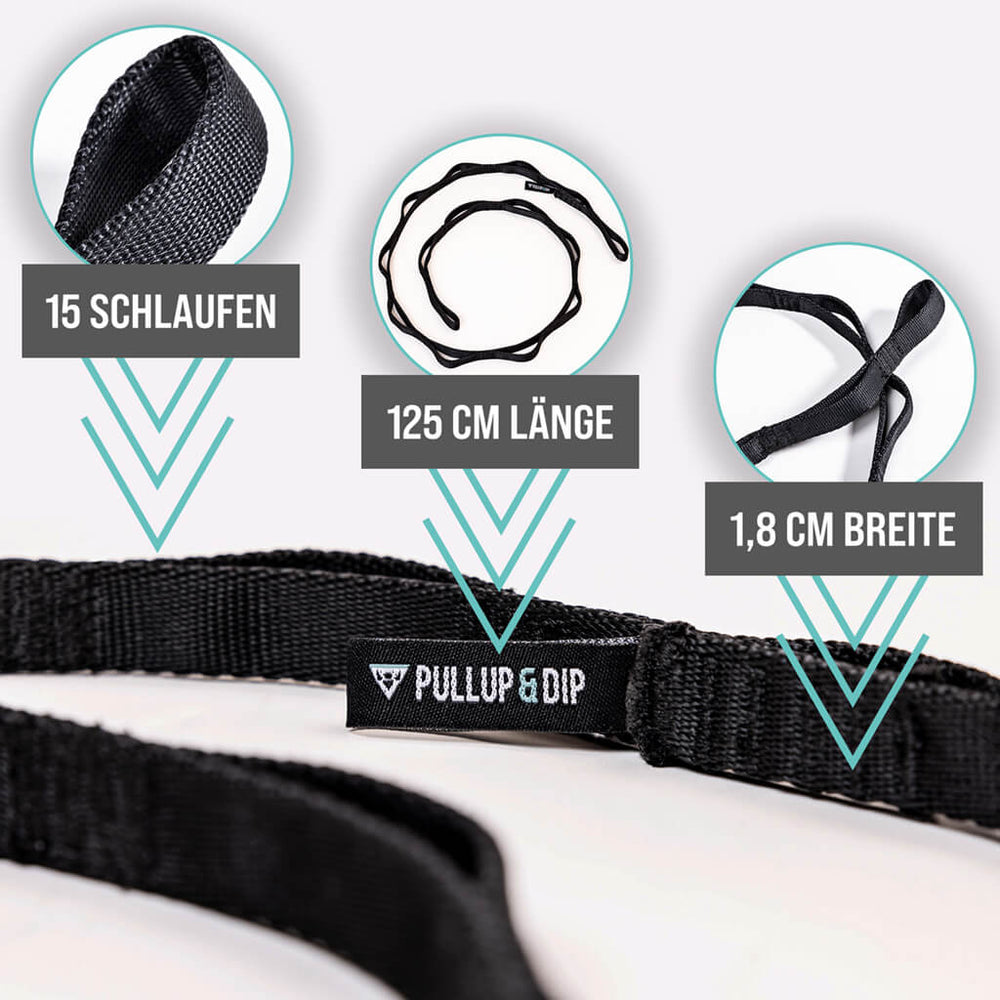 Daisy chain, dip belt rope
