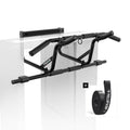 Pull-up beginner set: door pull-up bar, pull-up bands set of 3 & guide bundle in English