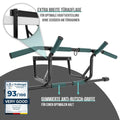 Dip station for door pull-up bar