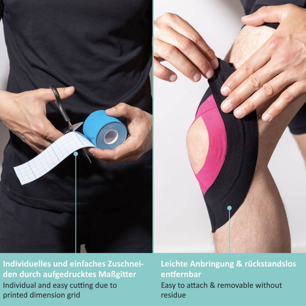 Kinesio Tapes - skin-friendly sports tape in various colors