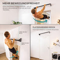 Pull-up bar for wall mounting above the door frame