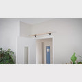 Wooden pull-up bar for wall mounting above door frame