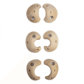 Wooden Climbing Holds From Euroholds in Different Shapes