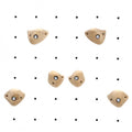 Wooden Climbing Holds From Euroholds in Different Shapes