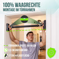 Door bar pull-up bar bundle with pull-up bands and training guides
