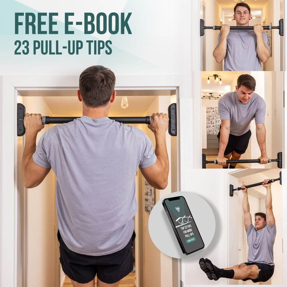 Telescopic Door Pullup Bar Without Screws