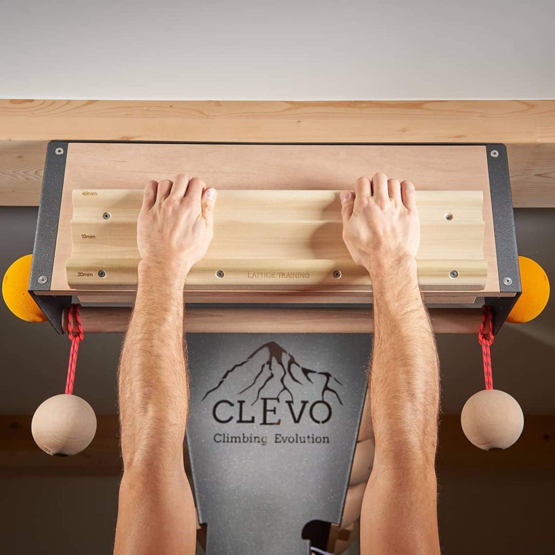 CLEVO S Home Climbing Ceiling Module for Hangboard and Grips