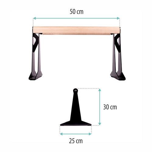 Minibarren aus Holz mit ergonomischem Griff, low oder medium Ausführung